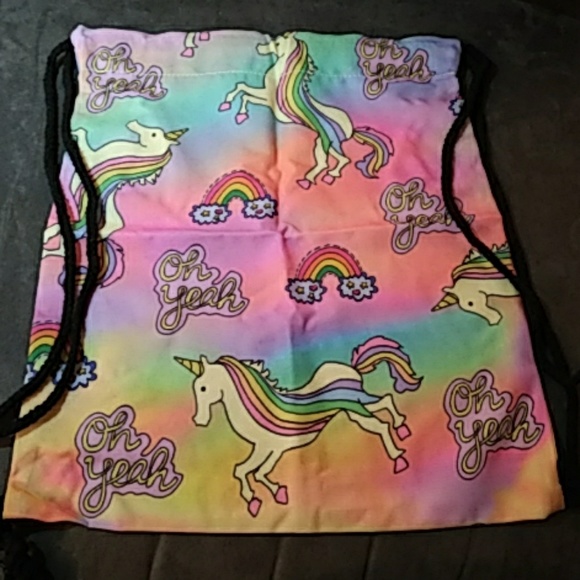 Accessories New Bag Drawstring Bag Backpack Unicorns Poshmark